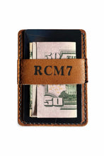 Load image into Gallery viewer, "The Henderson" Minimalistic Wallet w/ Built in Money Clip