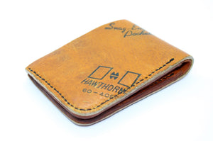 "The Moonshot" Bifold Baseball Glove Leather Wallet