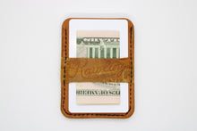 Load image into Gallery viewer, "The Henderson" Minimalistic Wallet w/ Built in Money Clip
