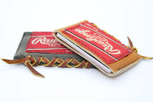 Load image into Gallery viewer, &quot;The Musial&quot; Minimalistic Baseball Glove Patch Cardholder
